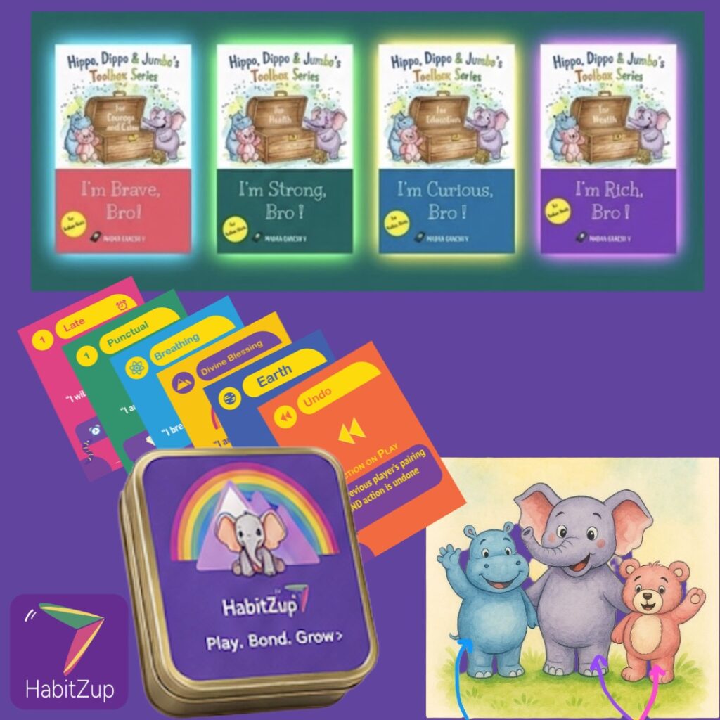 HabitZup Brave Curious Kind Bundle – Kids Habit & Character Building Pack